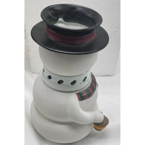 AromaGlow Home Fragrance Snowman Oil Lamp Holiday Living Fragrance Complete - Picture 7 of 16